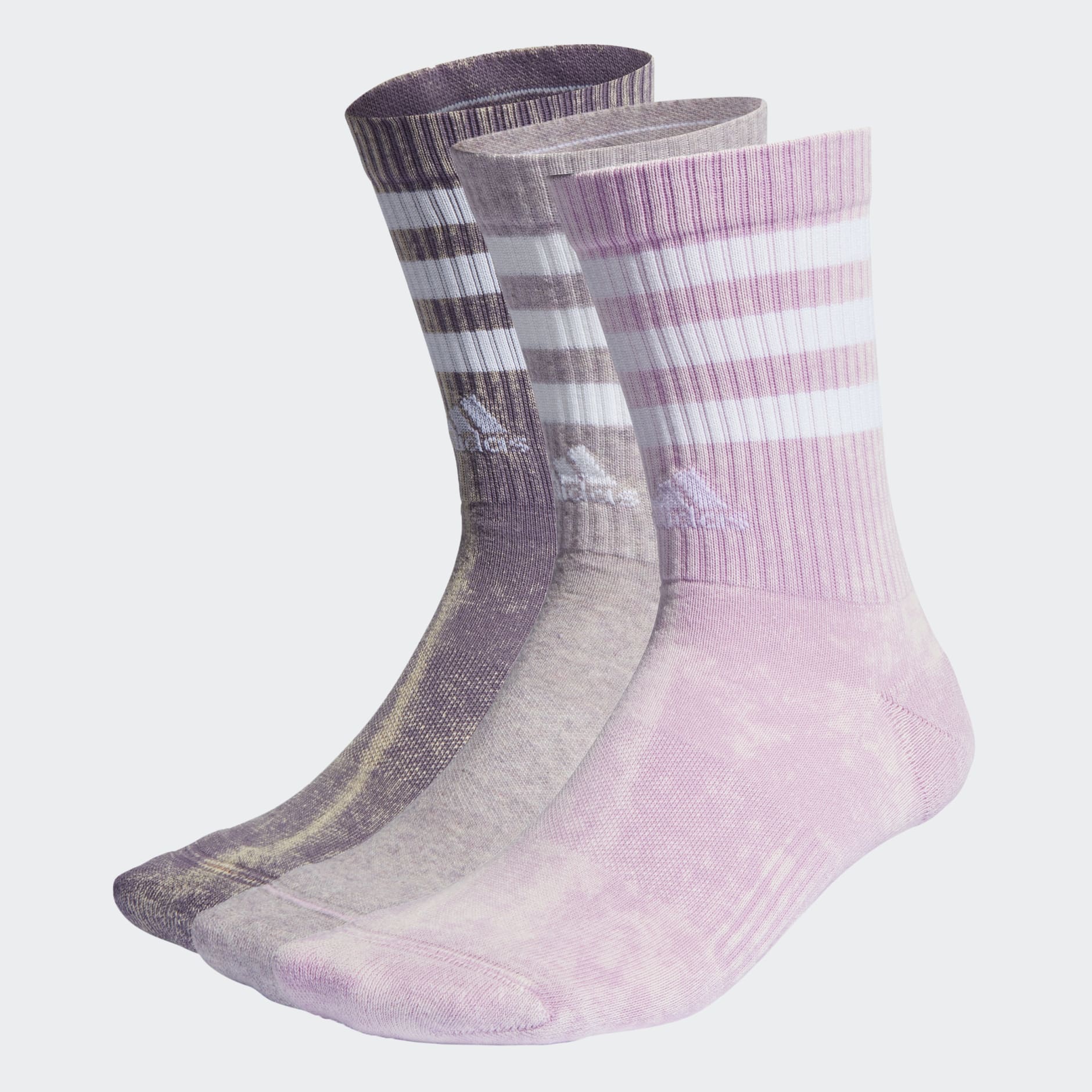 purple adidas socks