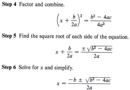 quadratic formula solver with steps