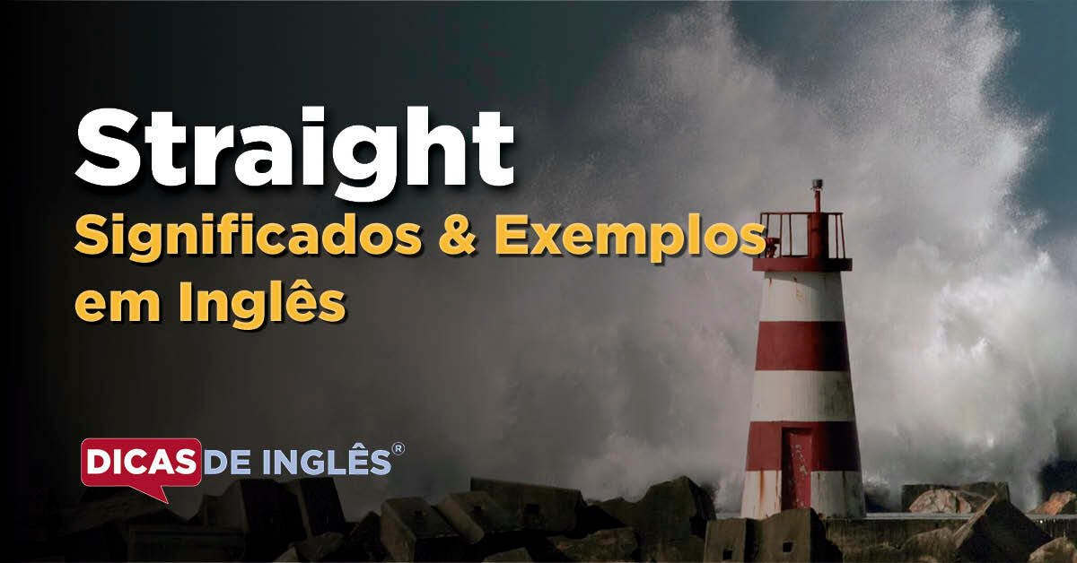 qué significa en inglés straight