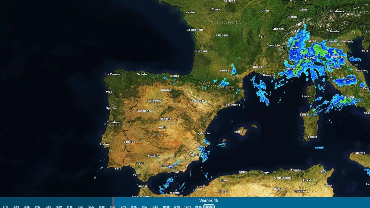 radar lluvia aemet murcia