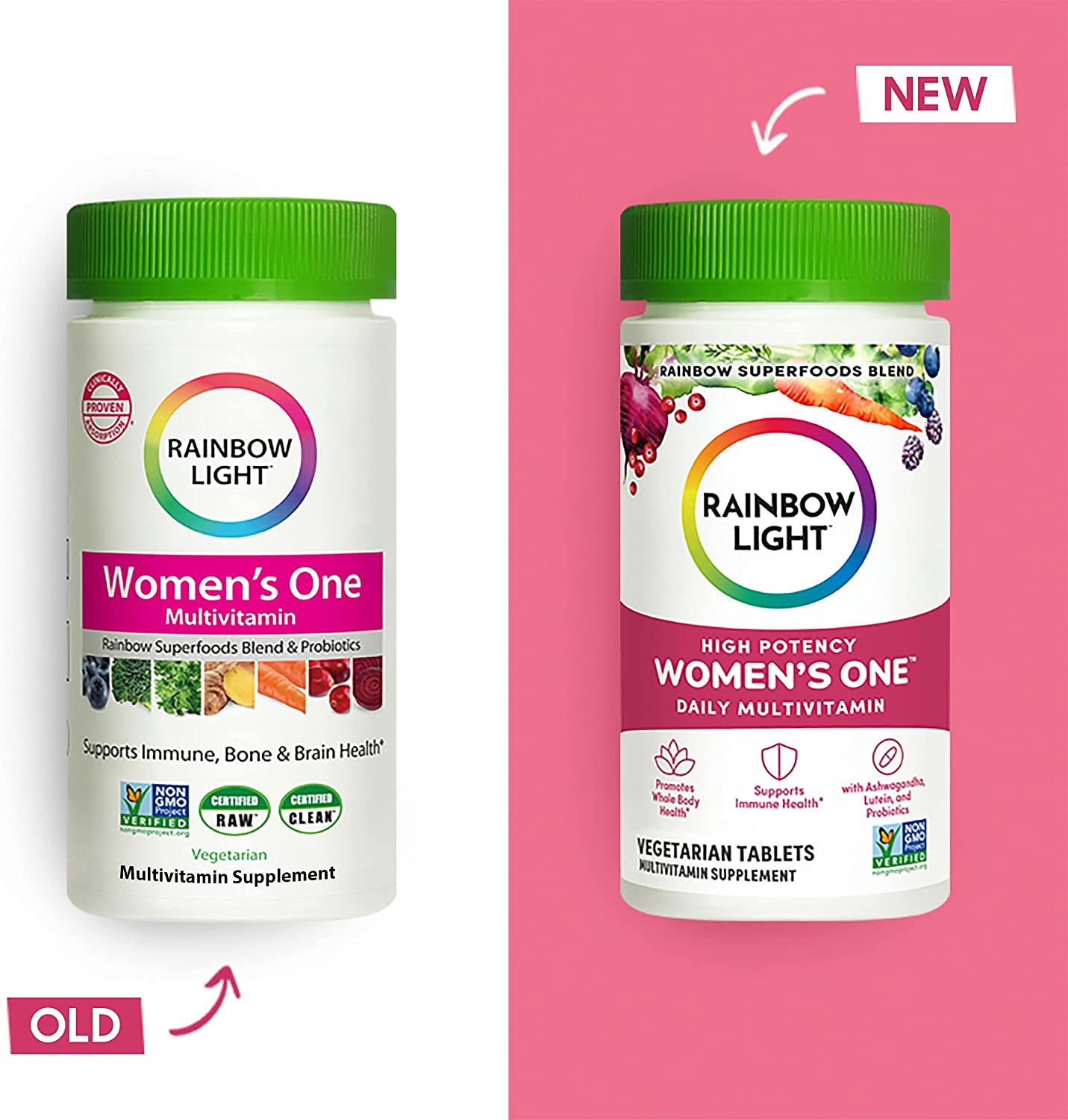 rainbow light womens one plus superfoods and probiotics