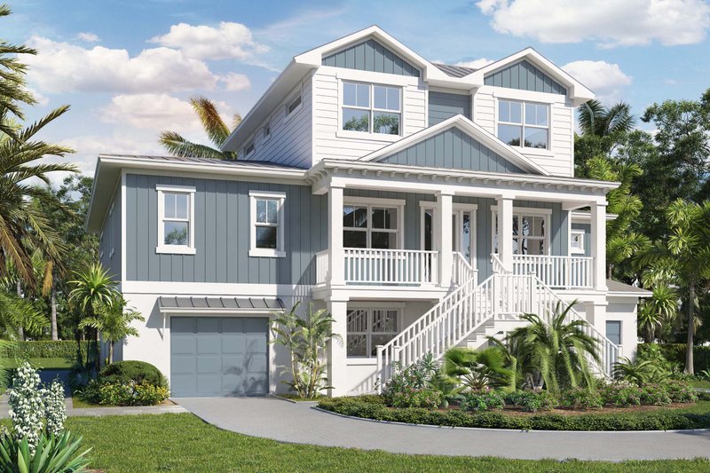 raised beach house plans