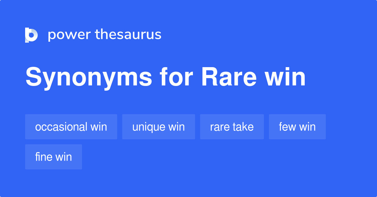 rarely thesaurus