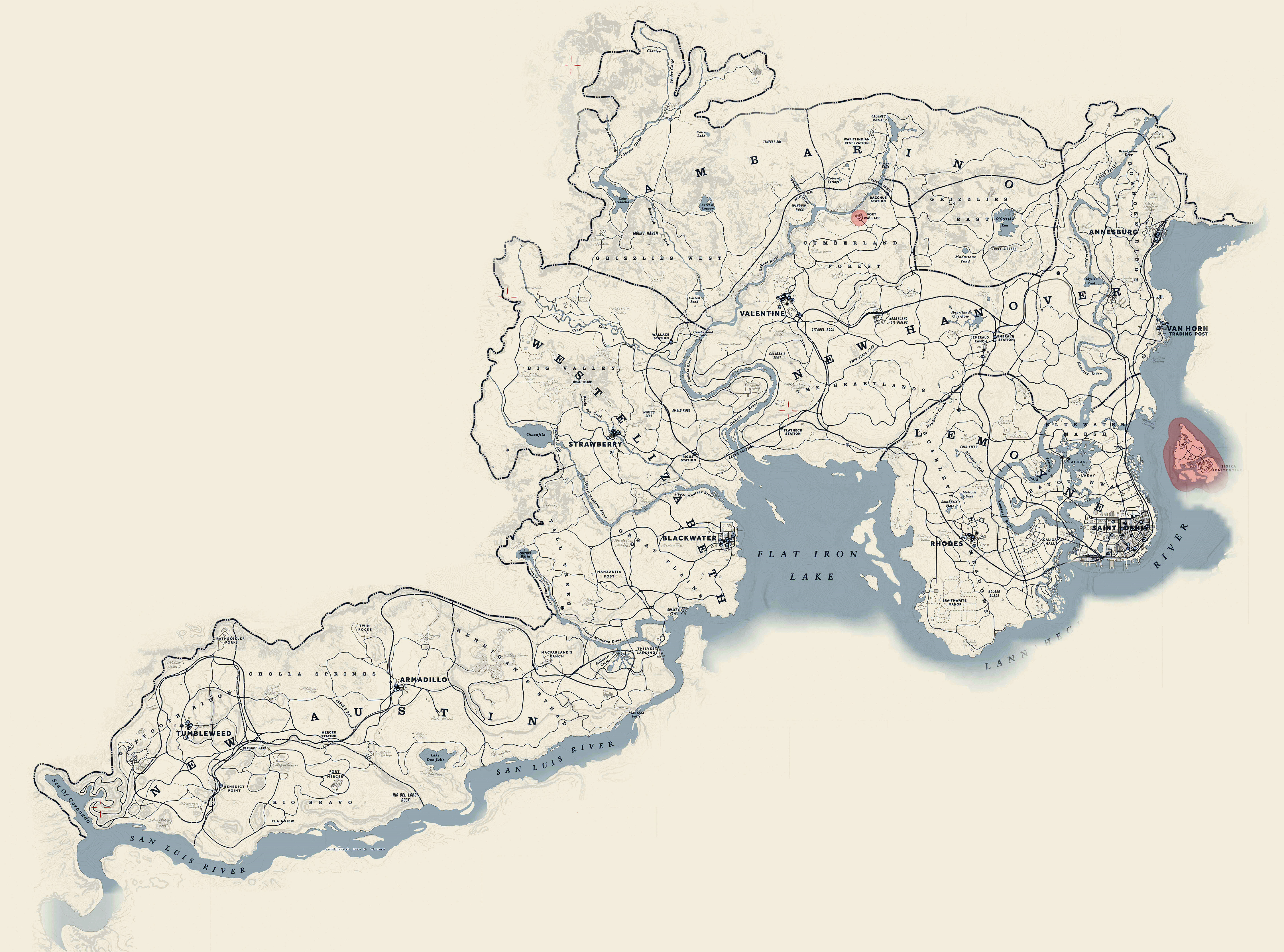 rdr2 map