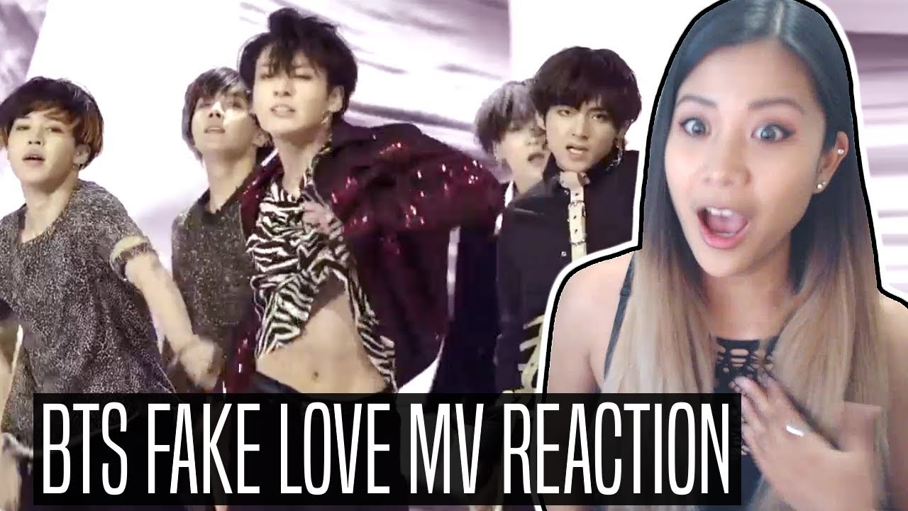 reaction bts fake love