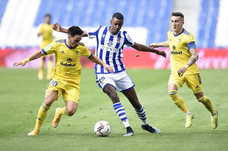 real sociedad vs cádiz cf lineups