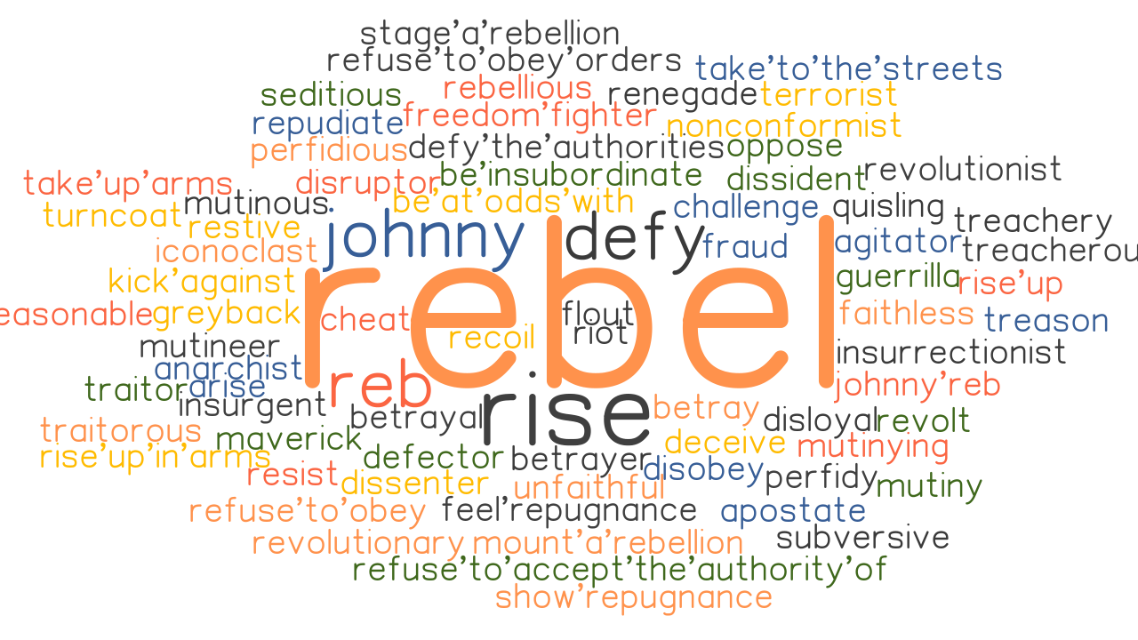 rebel synonym