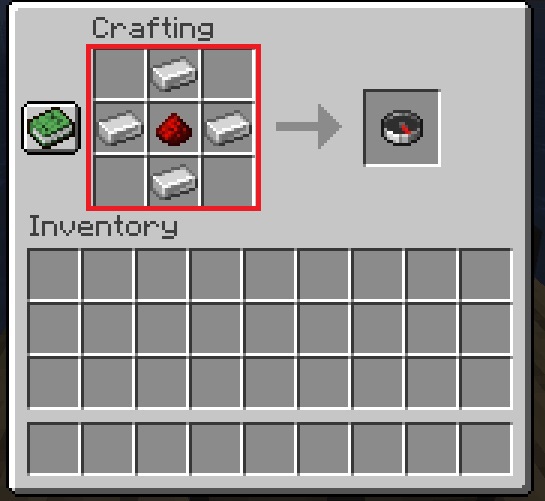 recovery compass minecraft recipe