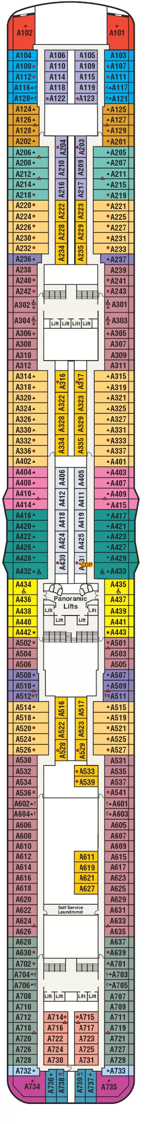 regal princess deck plan