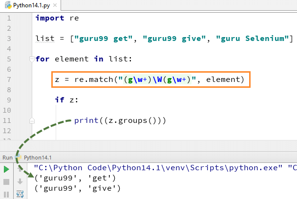 regex python match