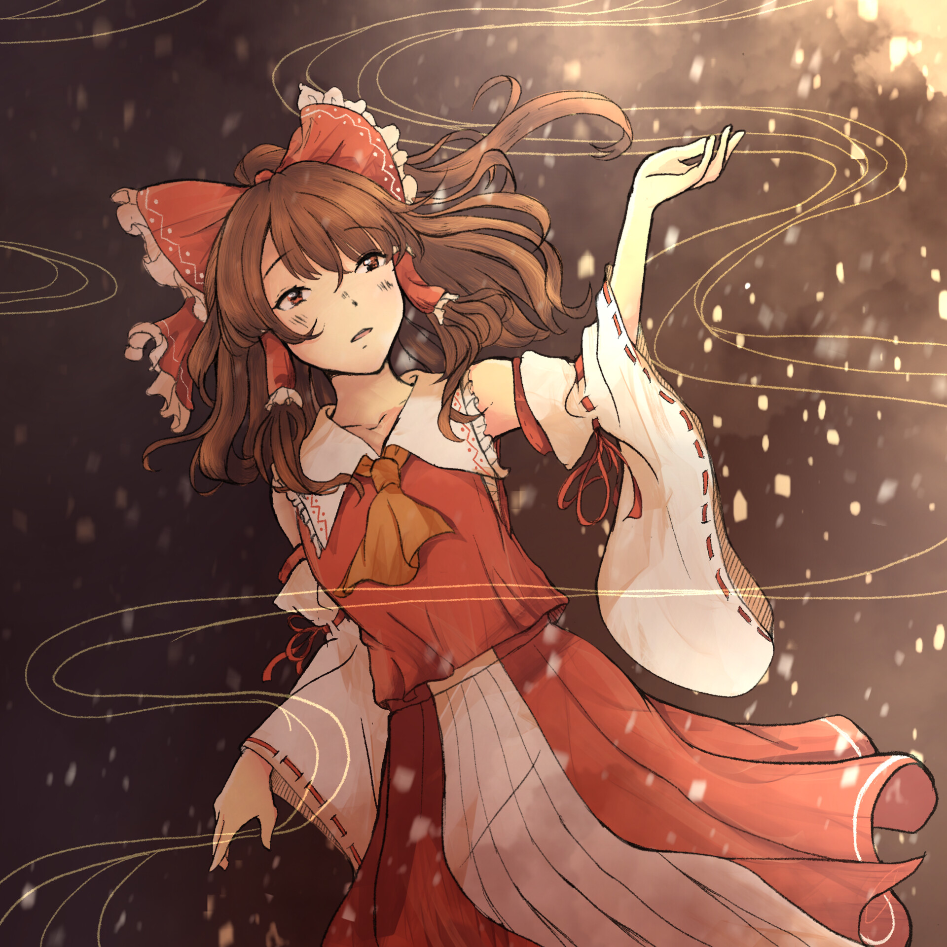 reimu fanart