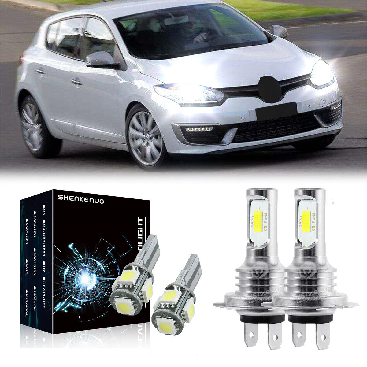 renault megane headlight bulb