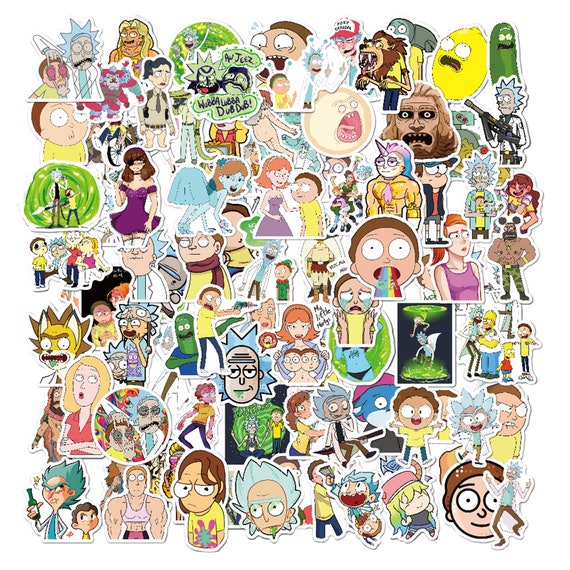 rick and morty stickers