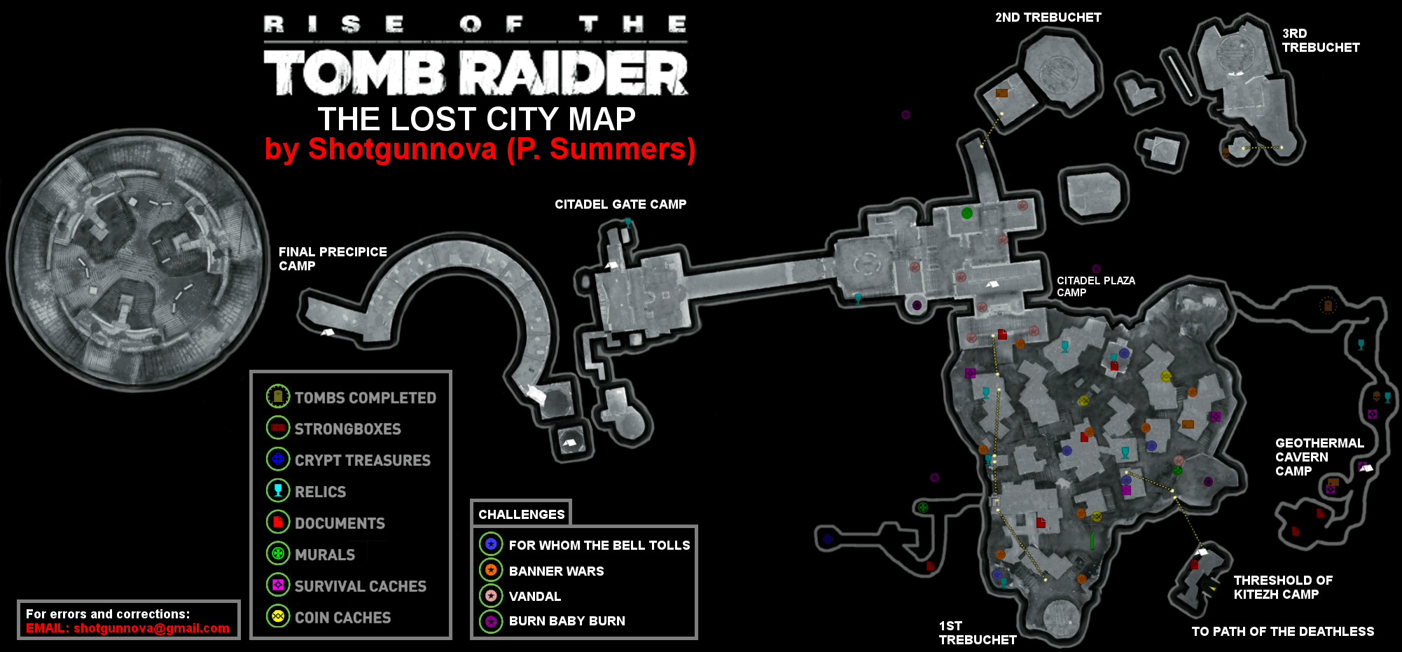 rise of the tomb raider lost city challenges