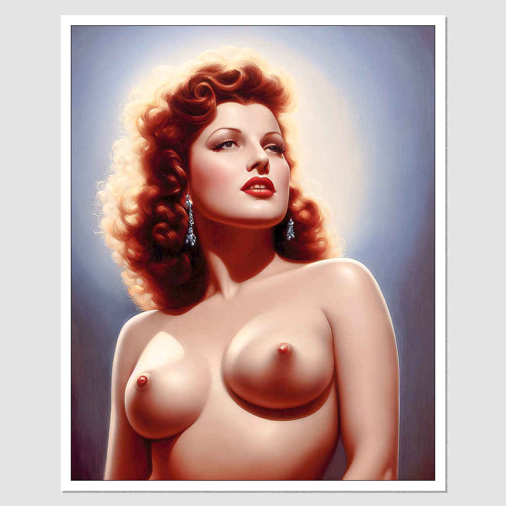 rita hayworth naked