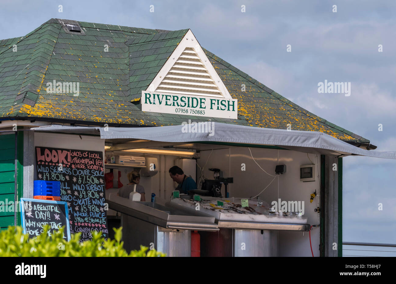 riverside fish hut