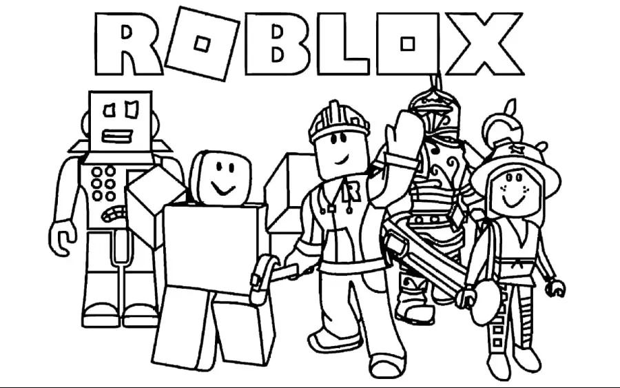 roblox colouring sheets