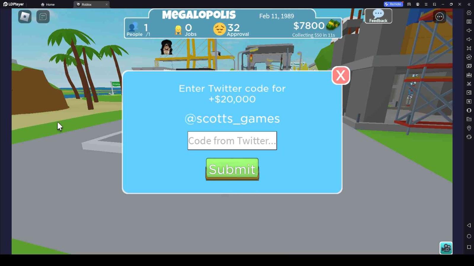 roblox town tycoon codes