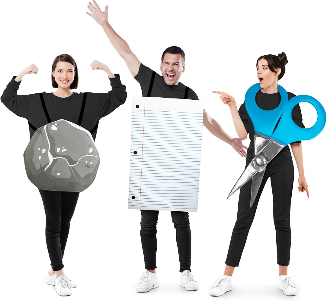 rock paper scissors costume