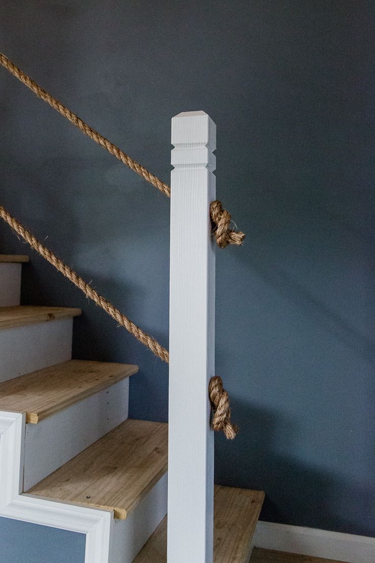 rope handrail stairs