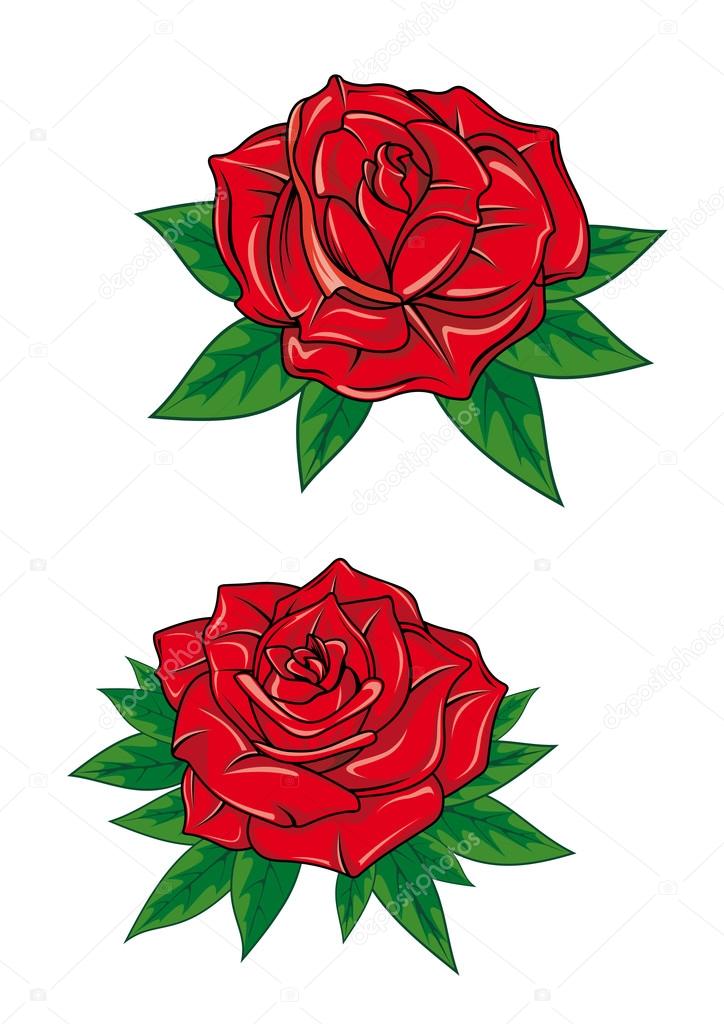 rosas rojas animado