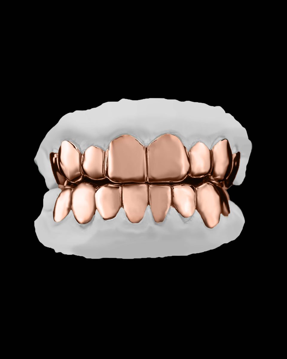 rose gold grillz