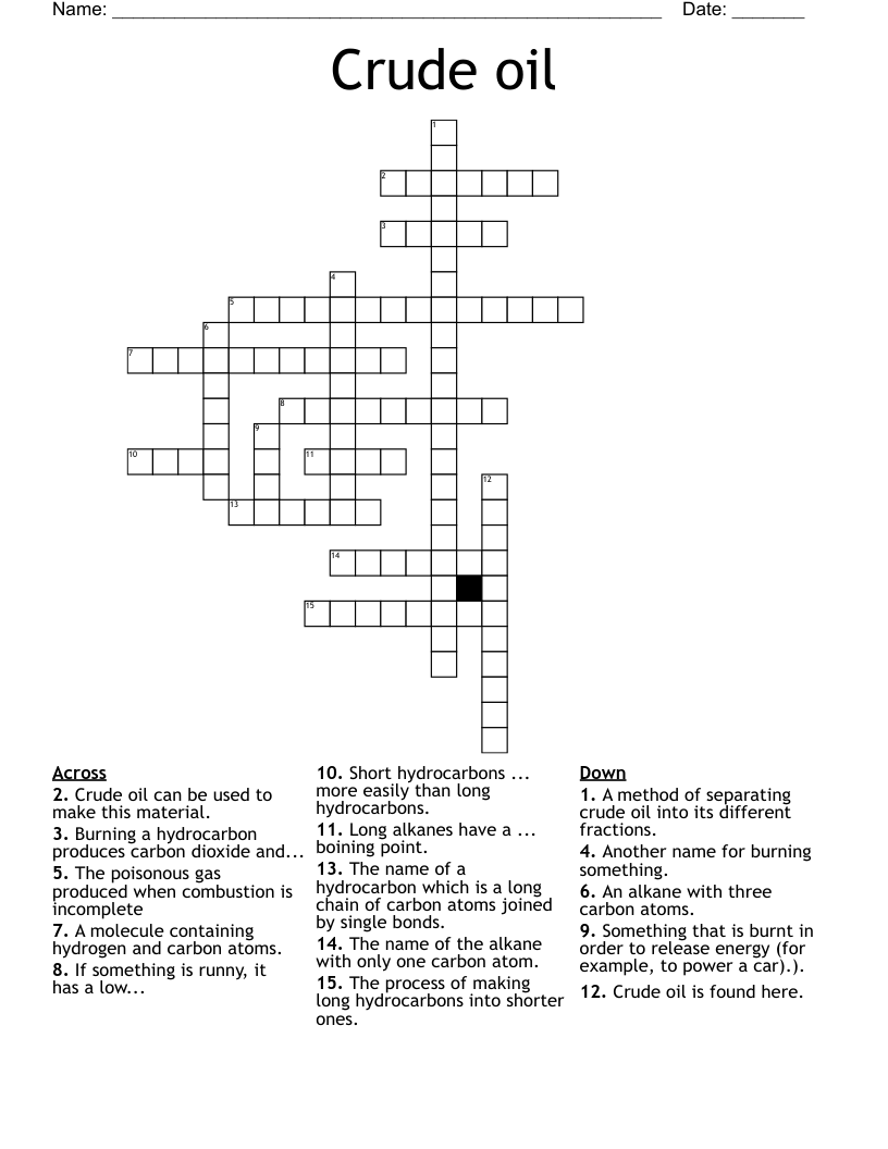 rose petal oil crossword