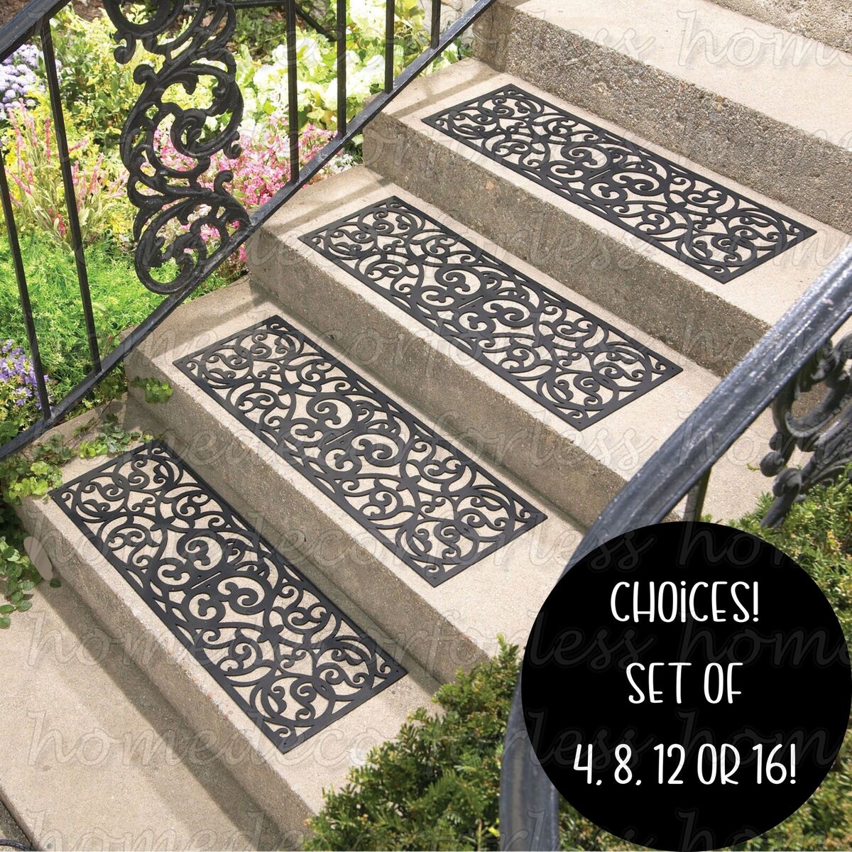 rubber treads for outdoor steps