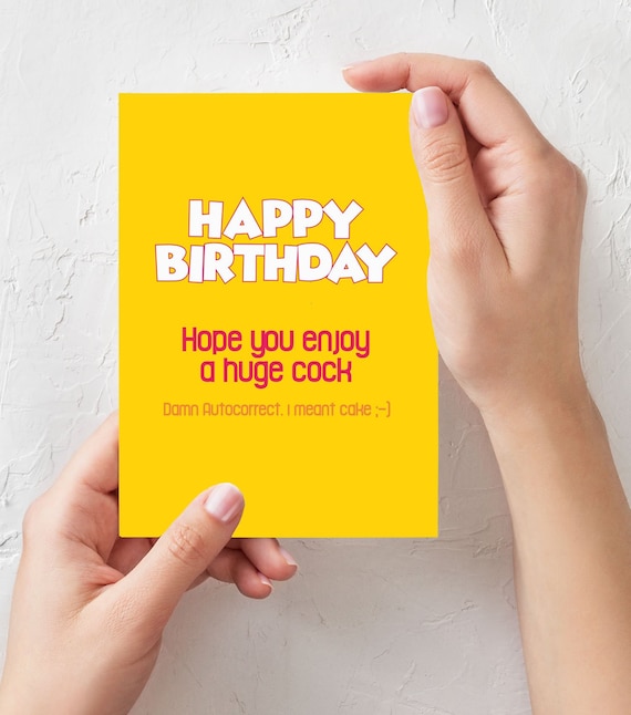 rude cards birthday