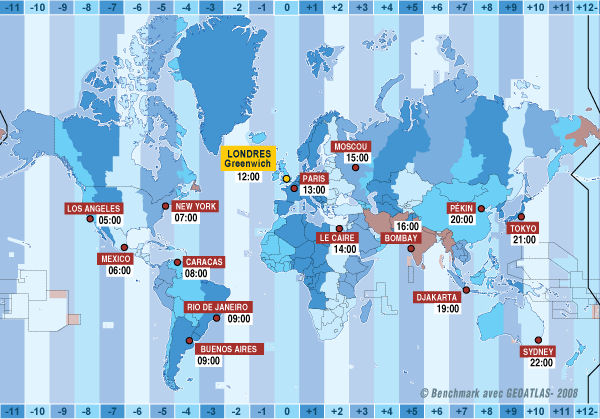 russie fuseau horaire