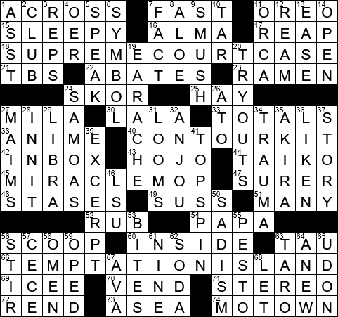 sadist crossword clue