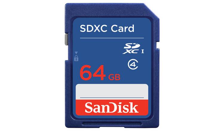 sandisk blue sd memory card