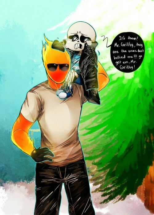 sans x grillby