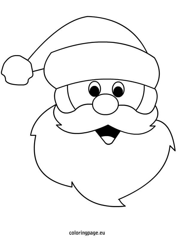 santa head template