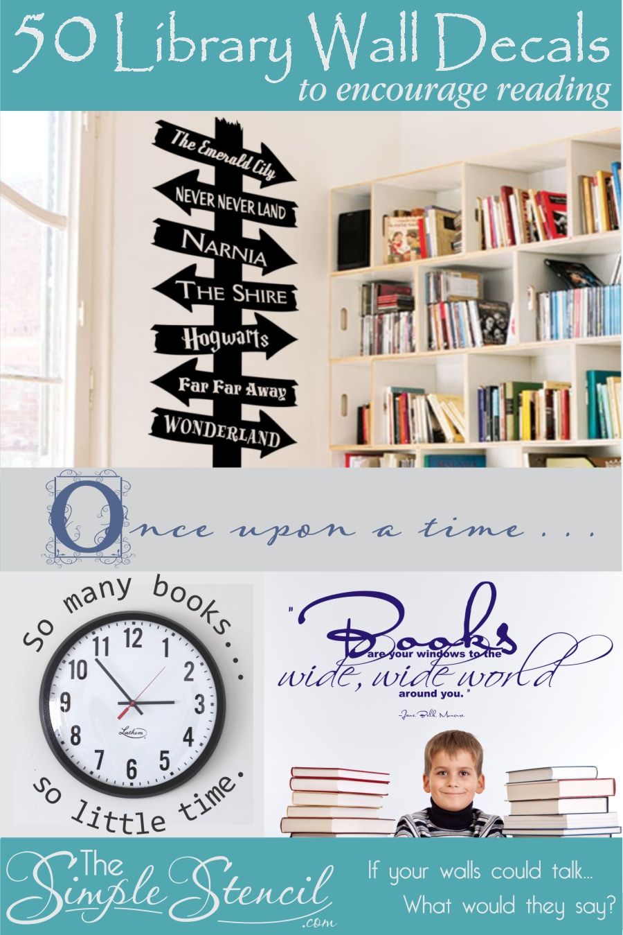 school library wall decoration ideas