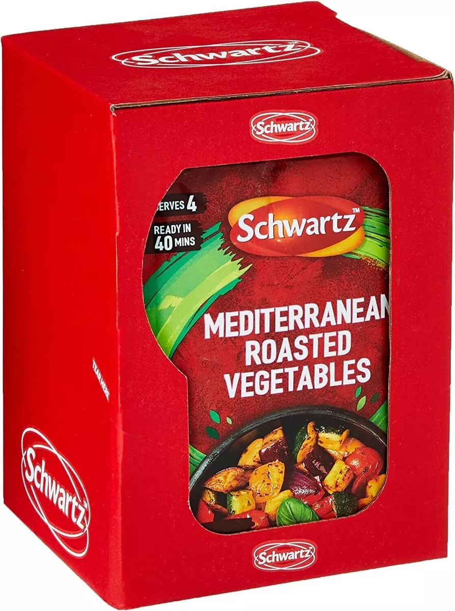 schwartz mediterranean roasted vegetables