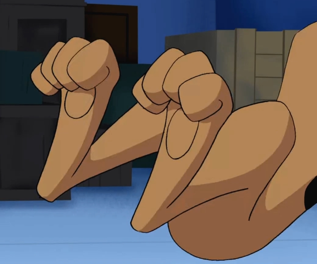 scooby doo feet