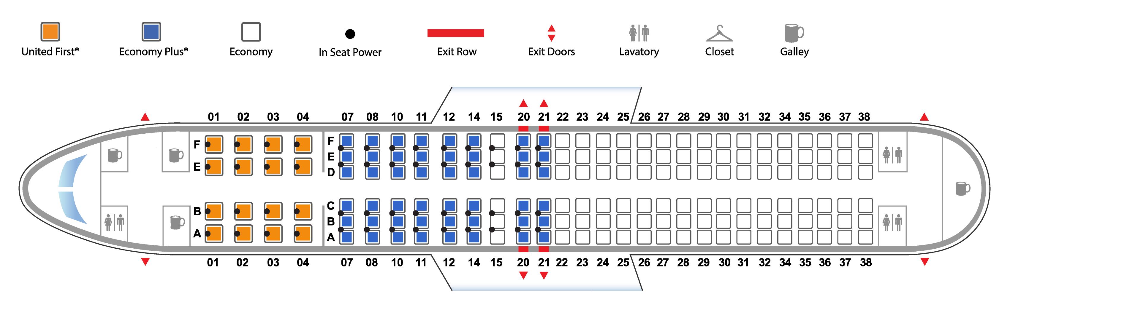 seat configuration boeing 737-800