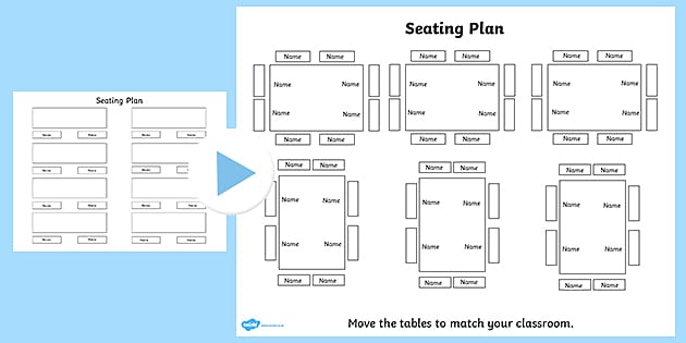 seating arrangement template