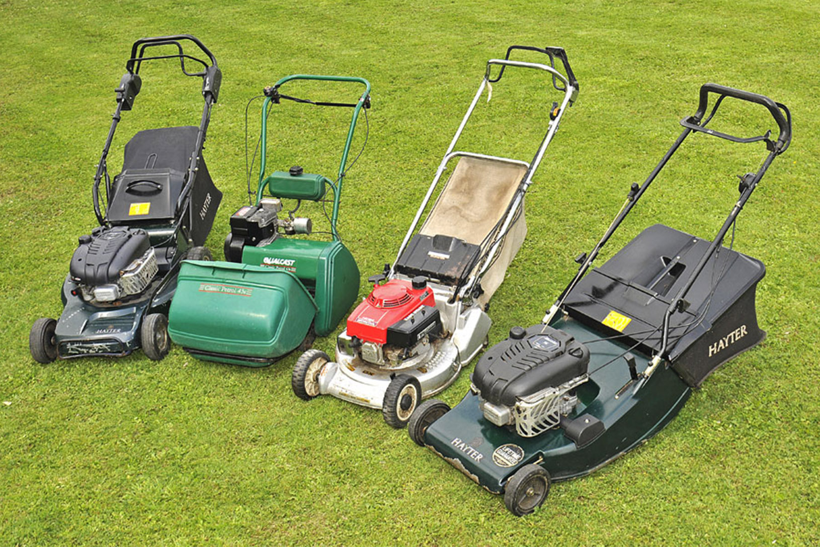 second hand petrol lawn mowers