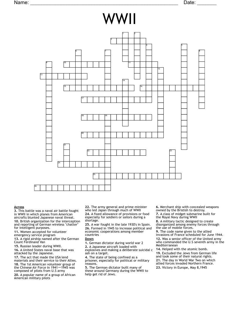 second world war royal australian air force member crossword