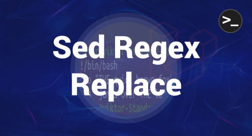 sed regex replace