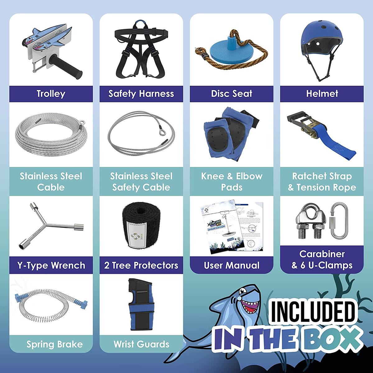 shark edition zipline kit