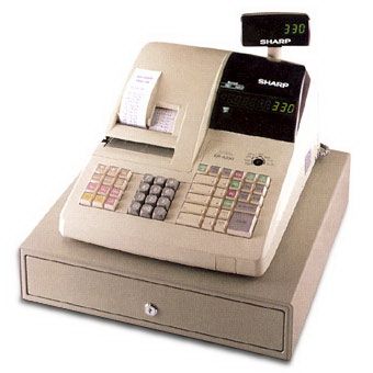 sharp cash register