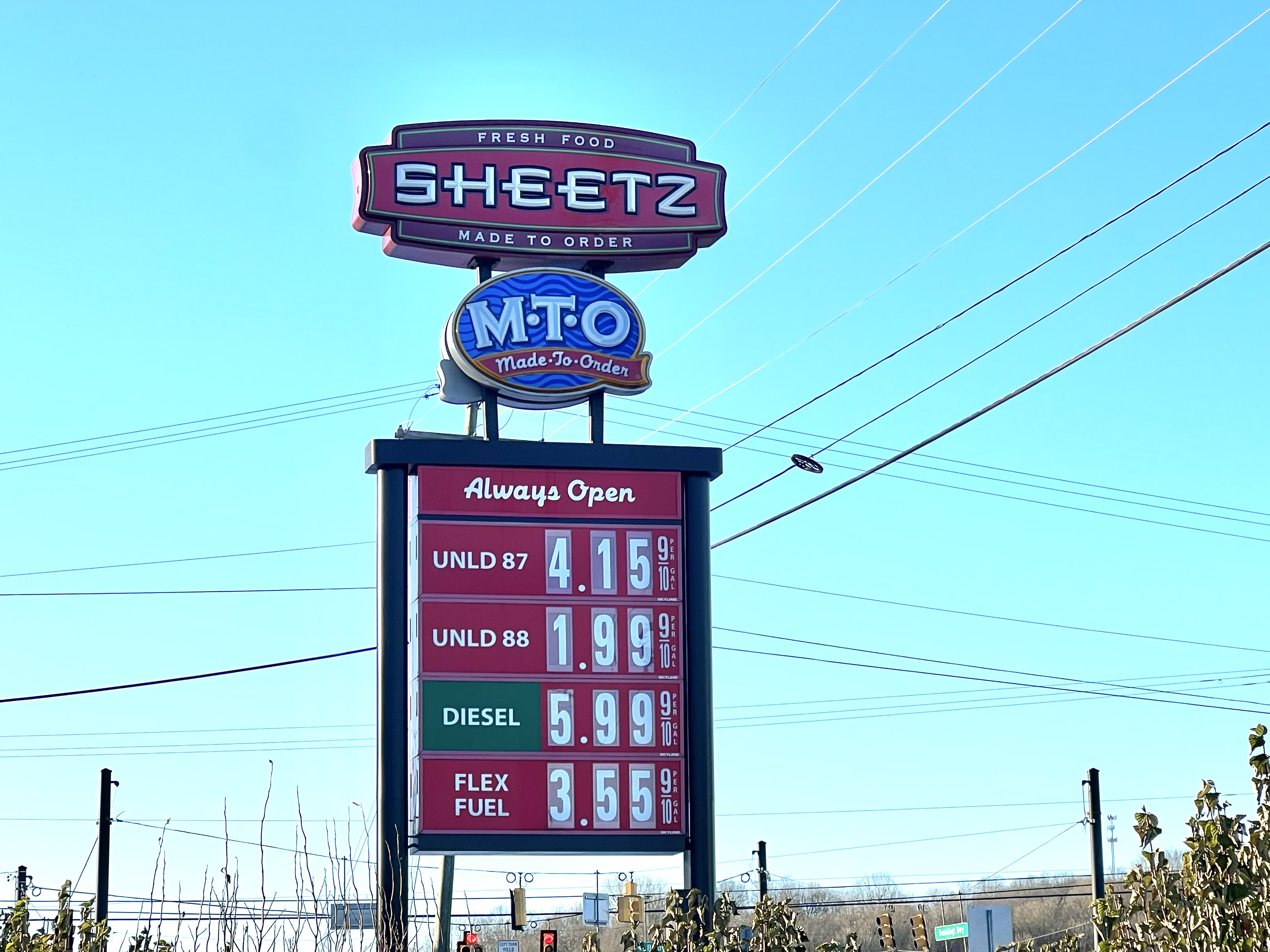 sheetz gas prices