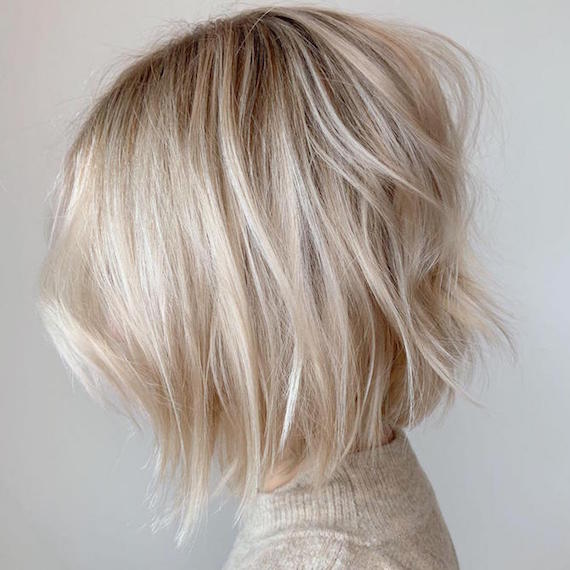 short blonde brown hairstyles