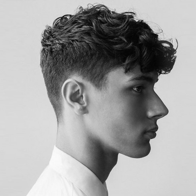 short curls hairstyle men