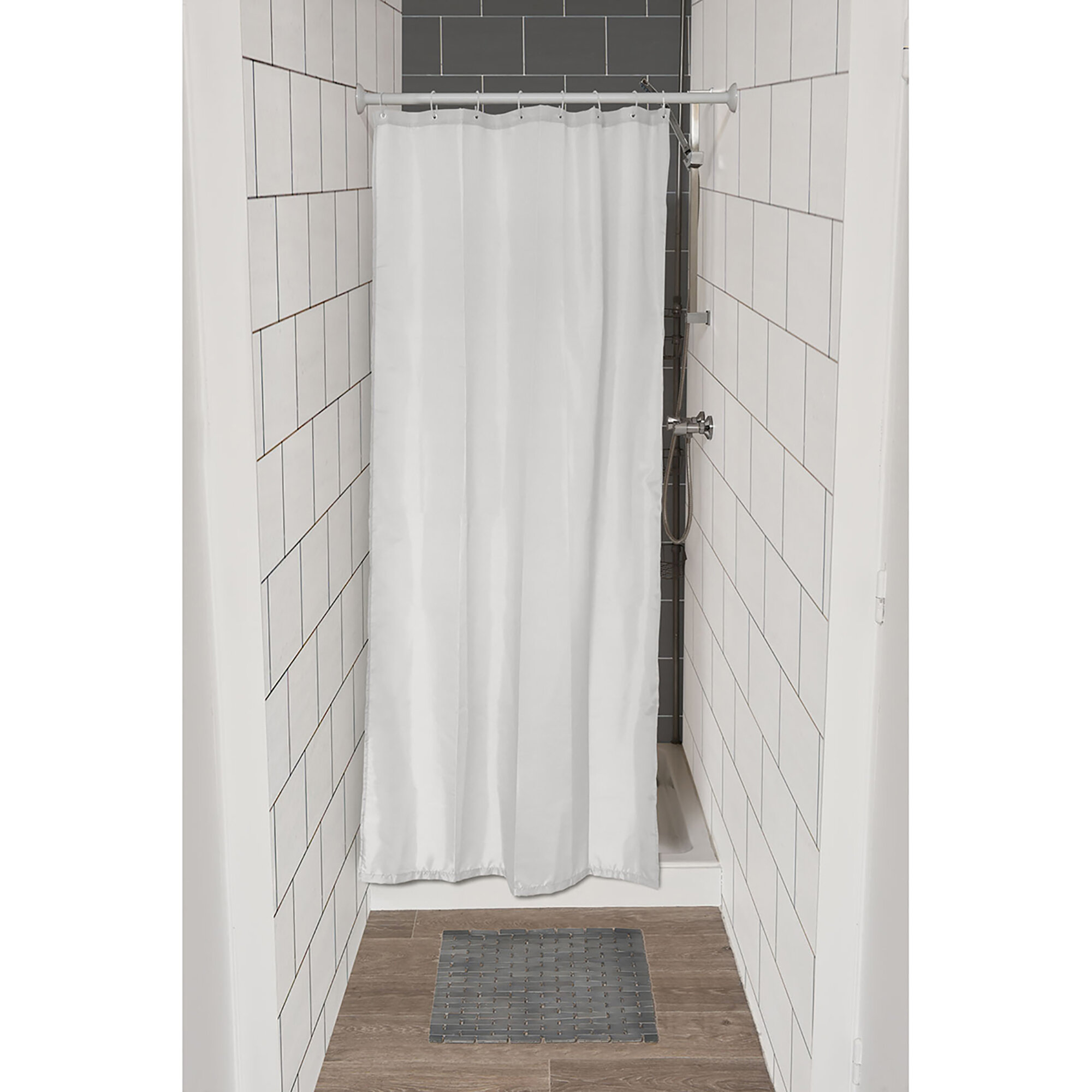 shower curtain stall