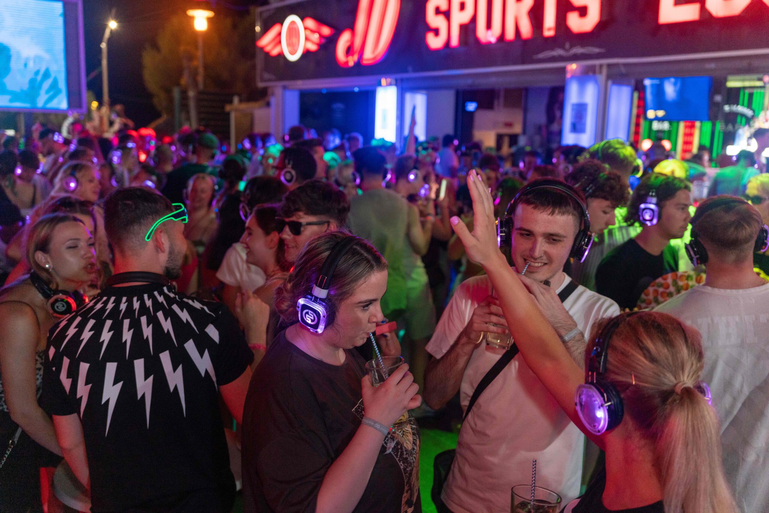 silent disco magaluf