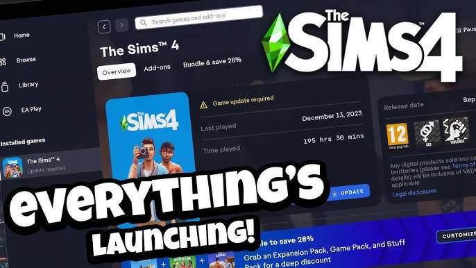 sims 4 add ons not downloading